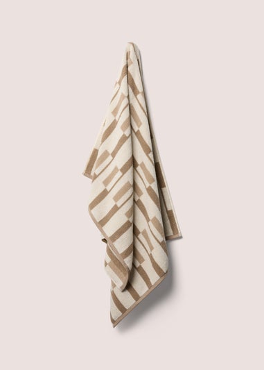 Beige Abstract Towel
