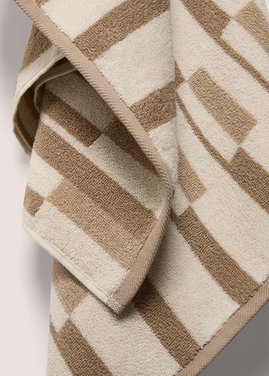 Beige Abstract Towel