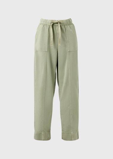 Khaki Utility Jogging Bottoms