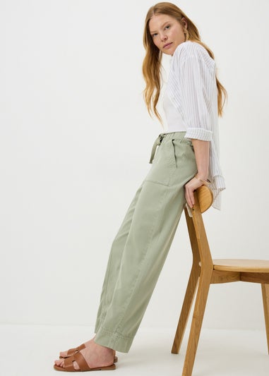 Khaki Utility Jogging Bottoms
