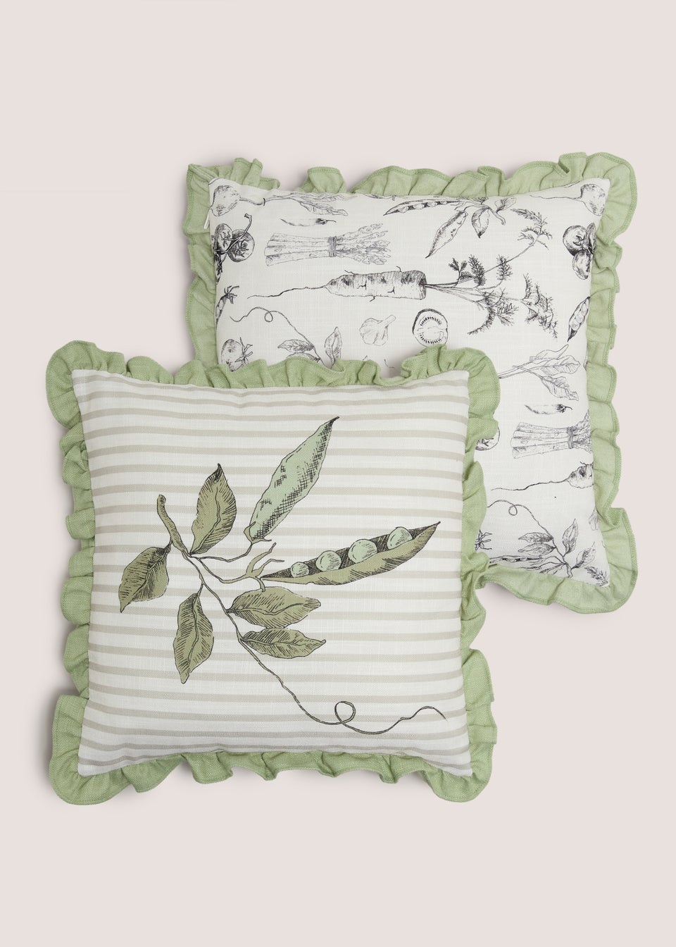 Green Peas Reversible Cushion