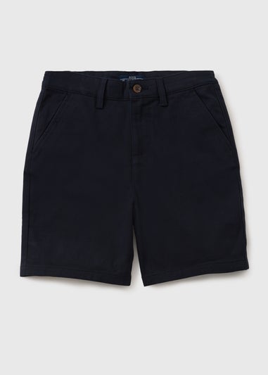 Boys Navy Chino Shorts (7-15yrs)