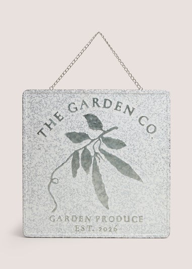 The Garden Co Metal Sign