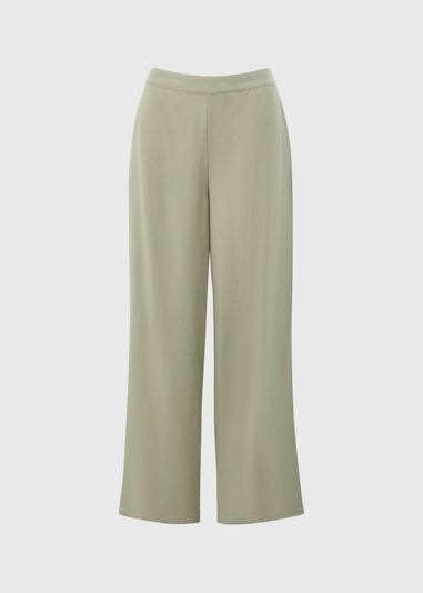 Sage Green Wide Leg Co Ord Trousers
