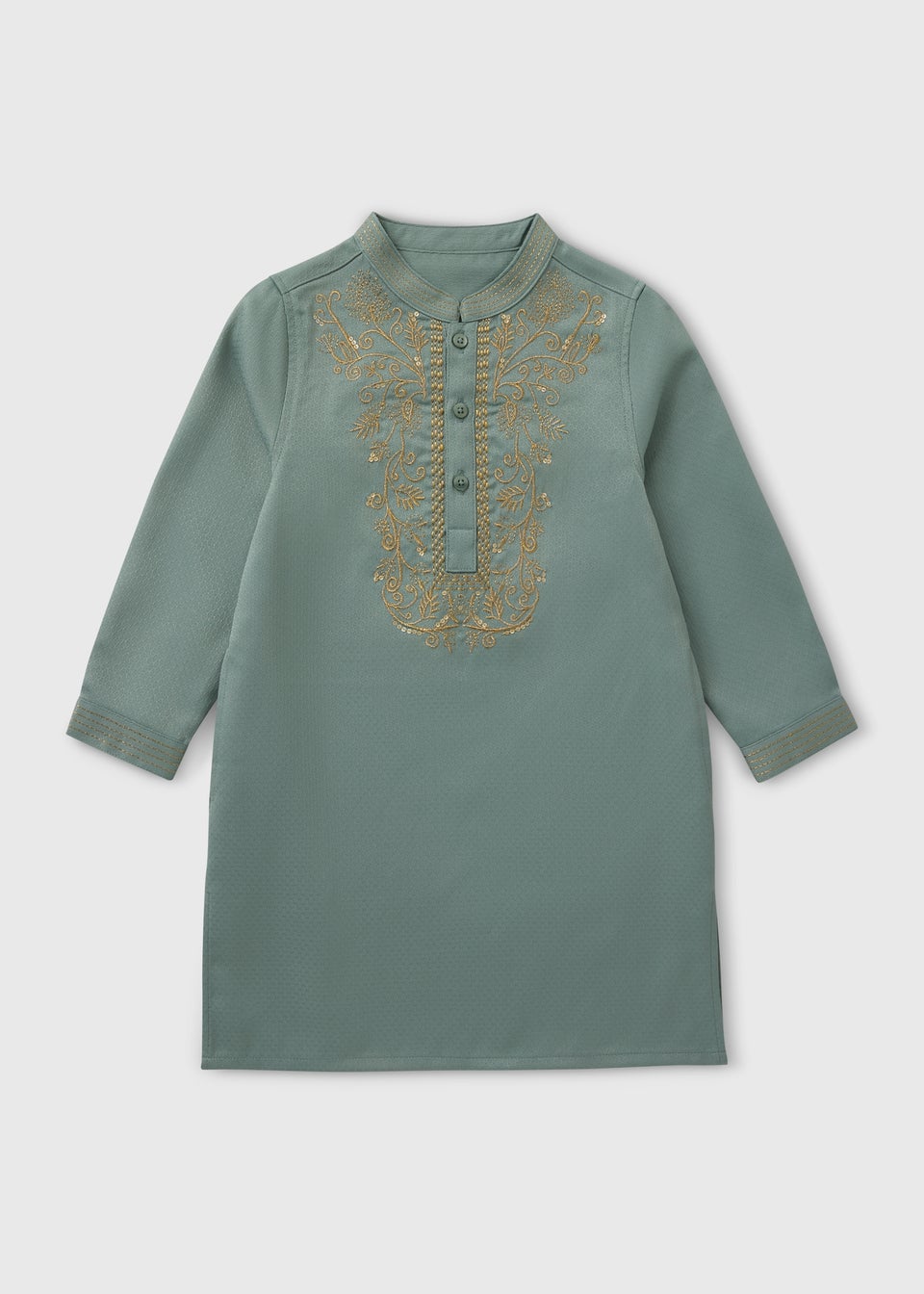 Boys Sage Kurta Shirt (1-7yrs)