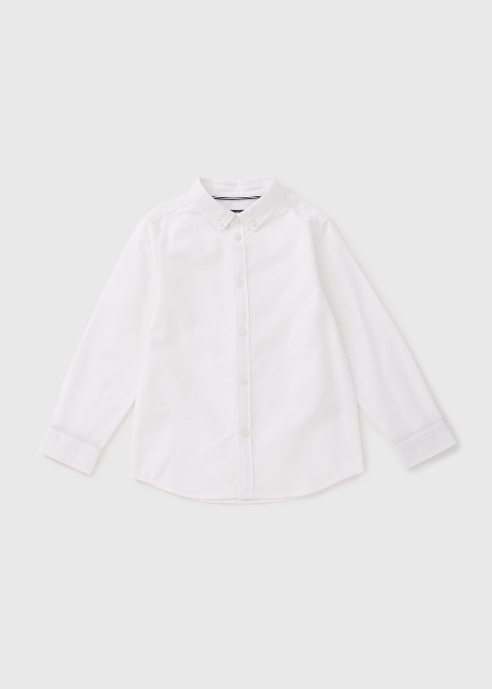 Boys White Oxford Long Sleeve Shirt (4-13yrs)