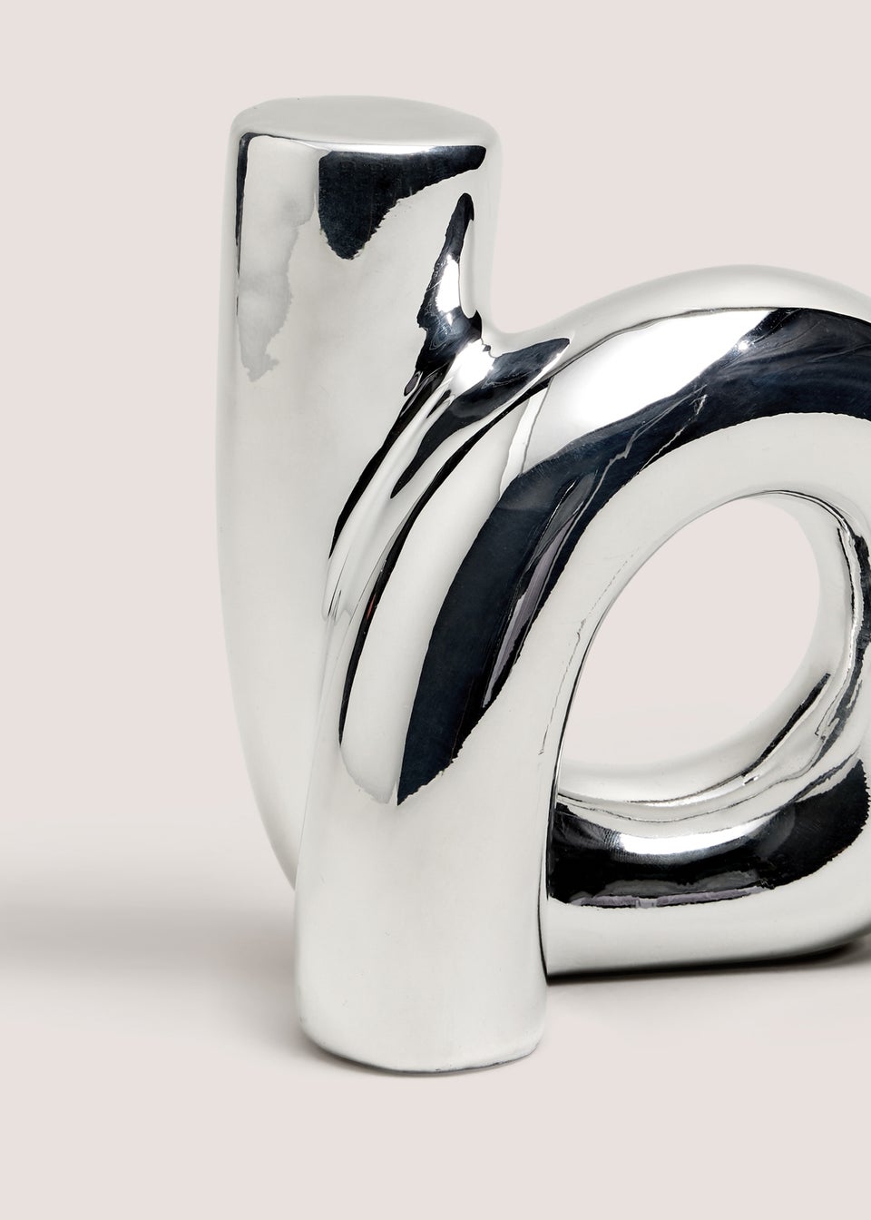 Chrome Knot Ornament