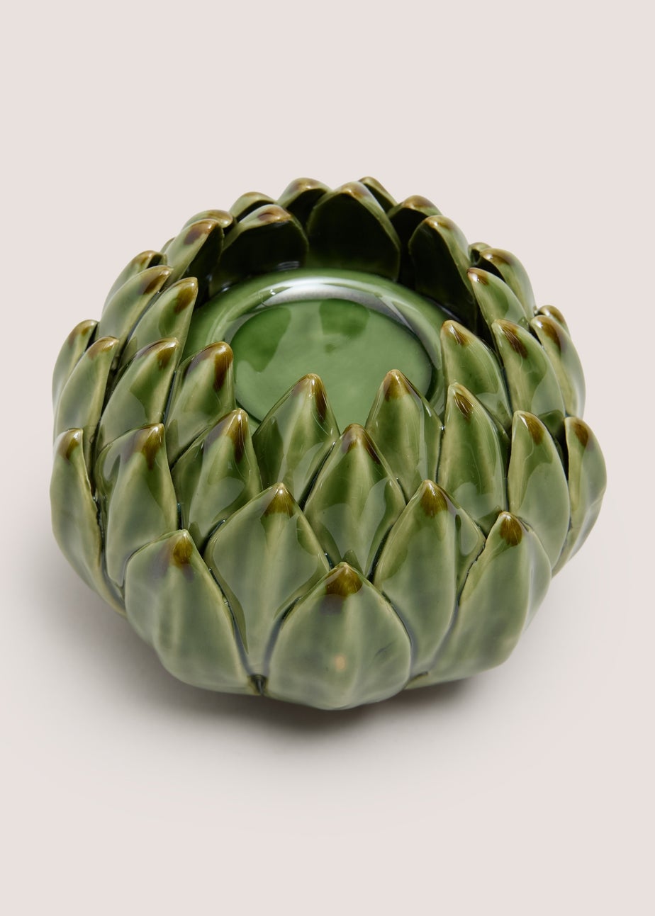 Green Artichoke Tealight Holder