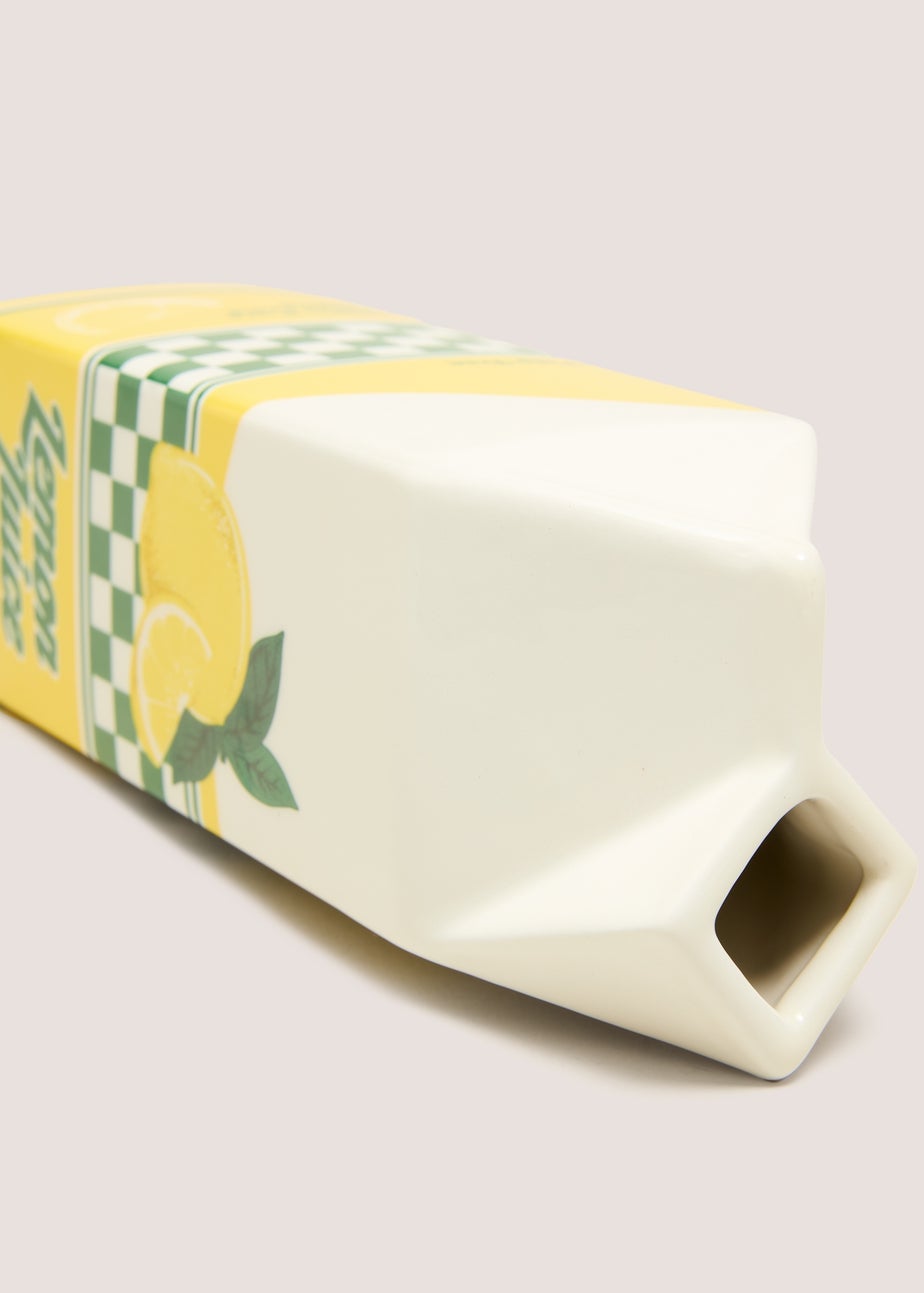 Lemon Carton Vase