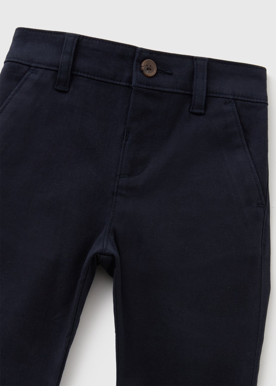 Boys Navy Chinos (1-7yrs)