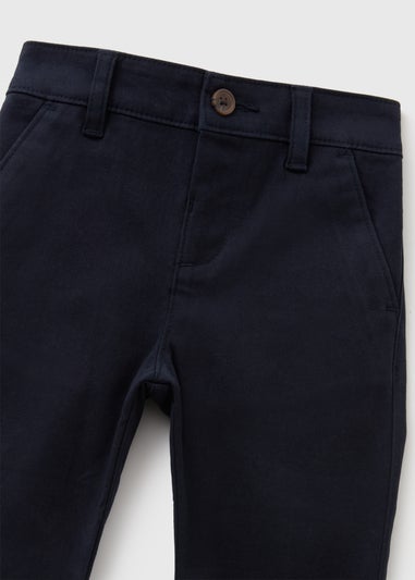 Boys Navy Chinos (1-7yrs)