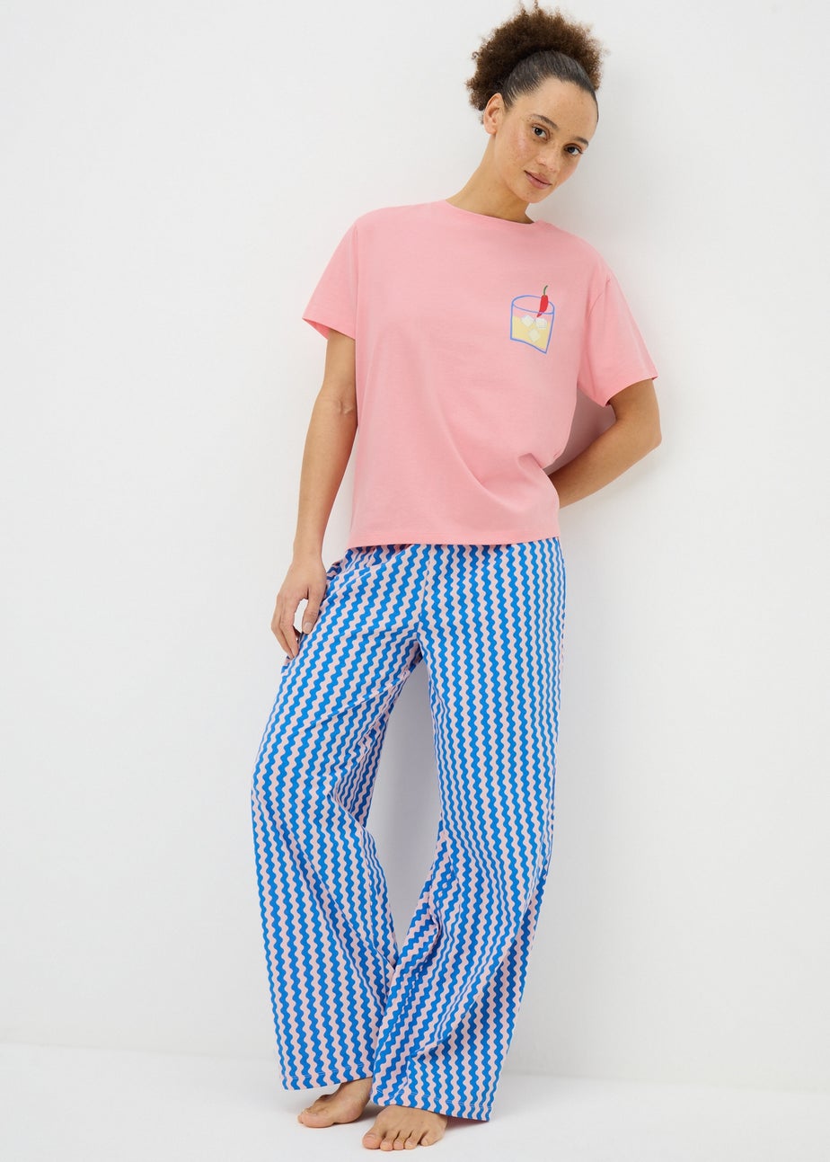 Pink Spicy Marg Pyjama Set