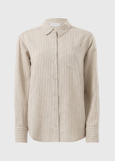 Stone Stripe Linen Rich Shirt