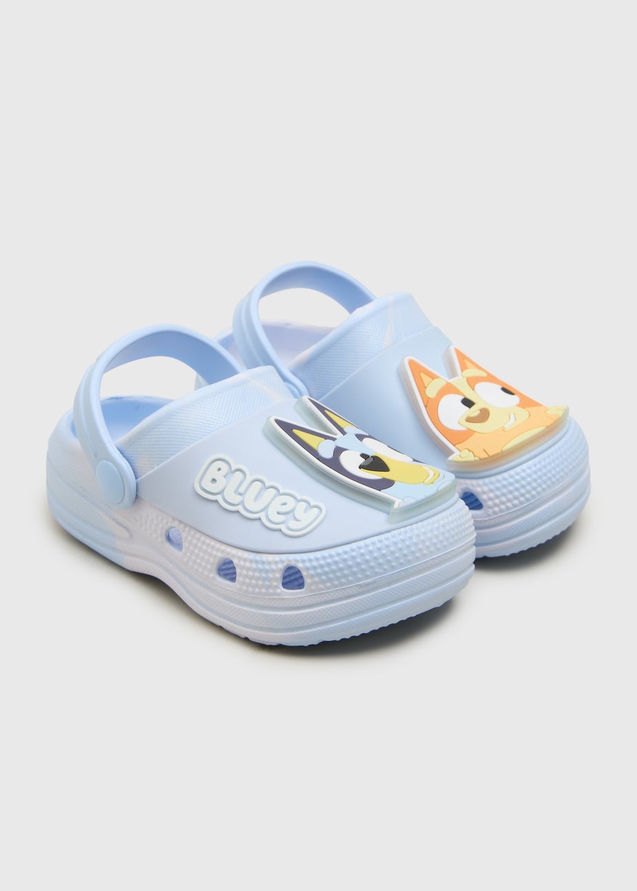 Bluey Kids Blue Light Up Clogs (Younger 4/5-8/9)
