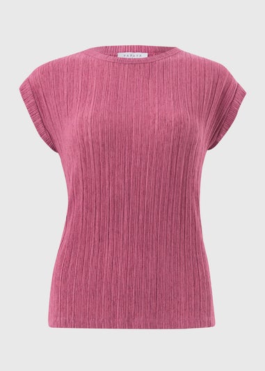Pink Textured Top