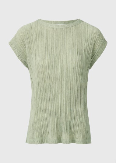 Sage Green Textured T-Shirt