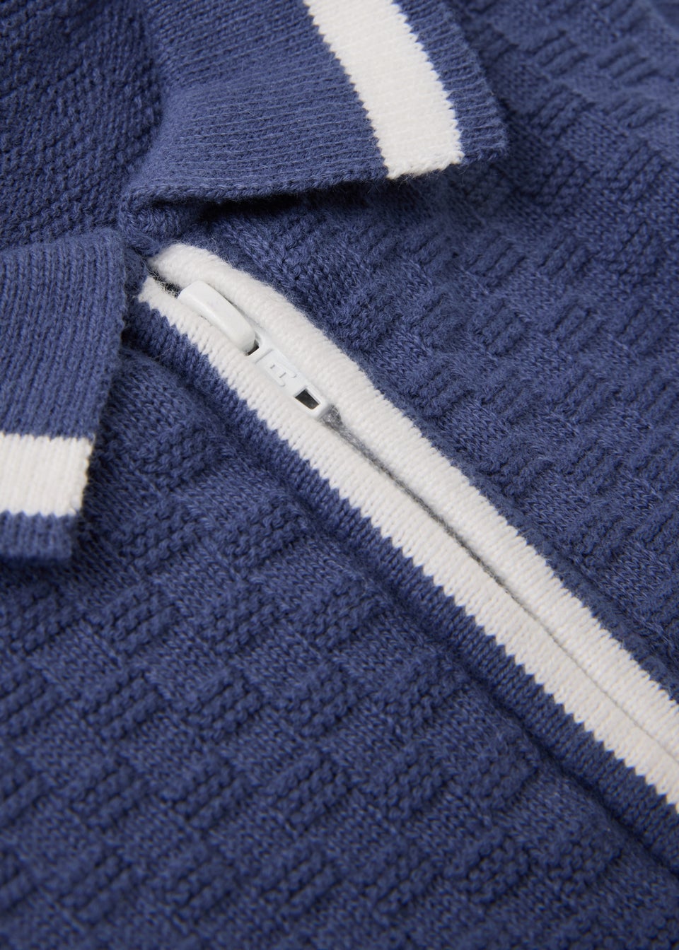 2 Piece Baby Blue Knit Polo & Shorts Set (Newborn-23mths)