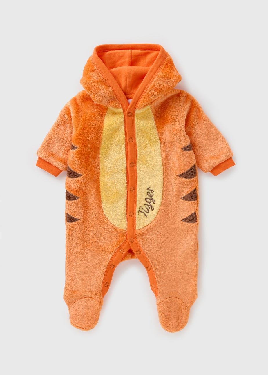 Winnie The Pooh Baby Orange Tigger Pramsuit (Newborn-18mths)