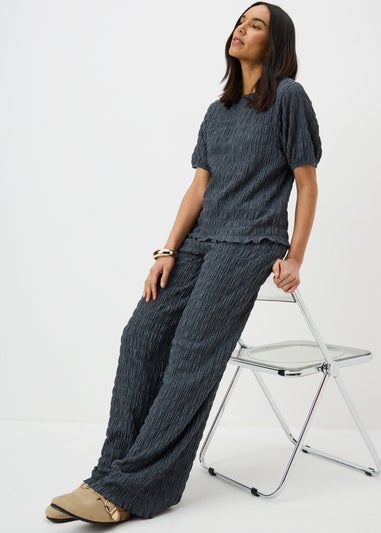 Slate Bubble Texture Co Ord Top