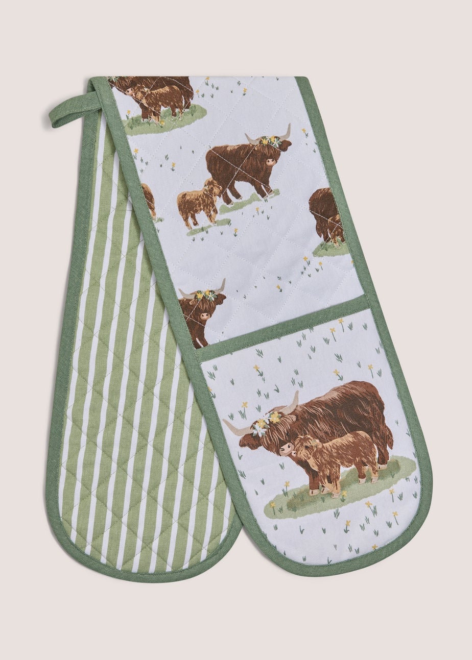 Highland Cow Oven Gloves