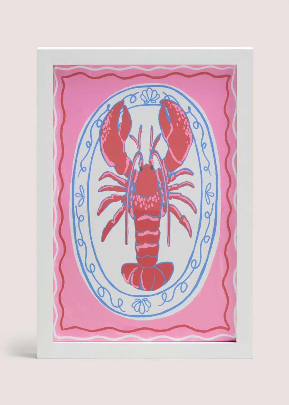 Pink Lobster Wall Art
