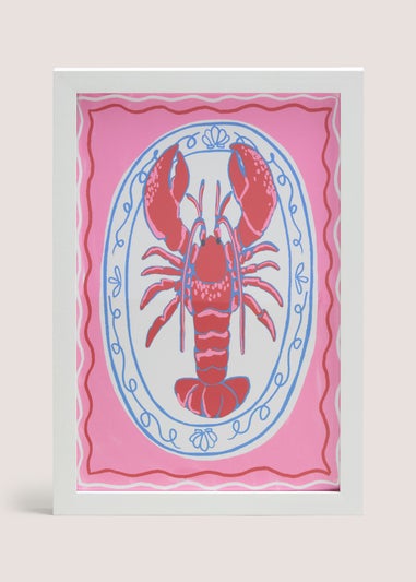 Pink Lobster Wall Art