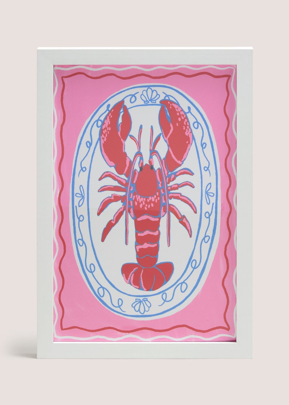 Pink Lobster Wall Art