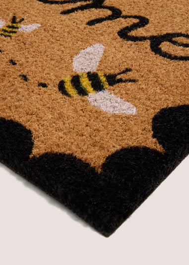 Welcome Bee Door Mat