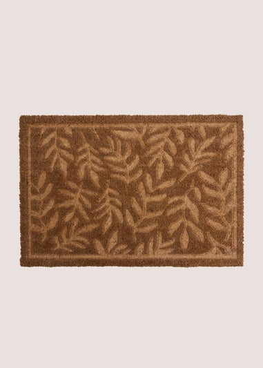 Leaf Embossed Door Mat