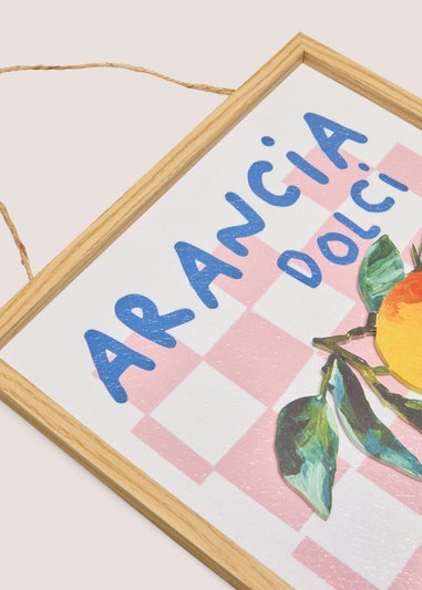 Apulia Orange Wall Art