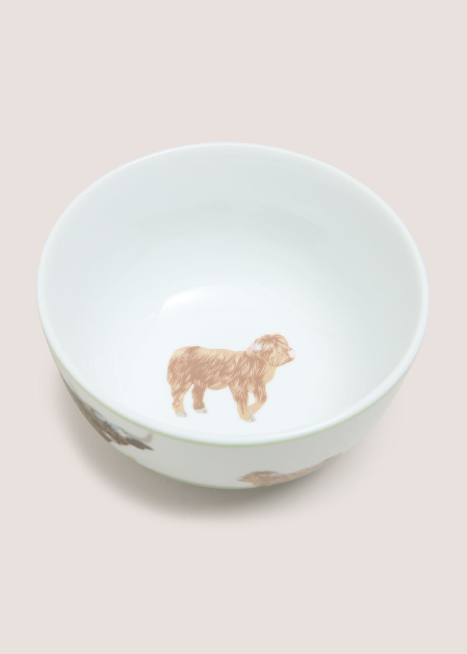 Highland Cow Bowl