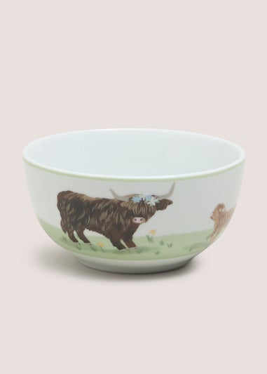 Highland Cow Bowl