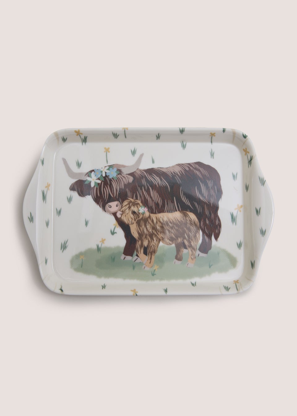 Highland Cow Tea Tray
