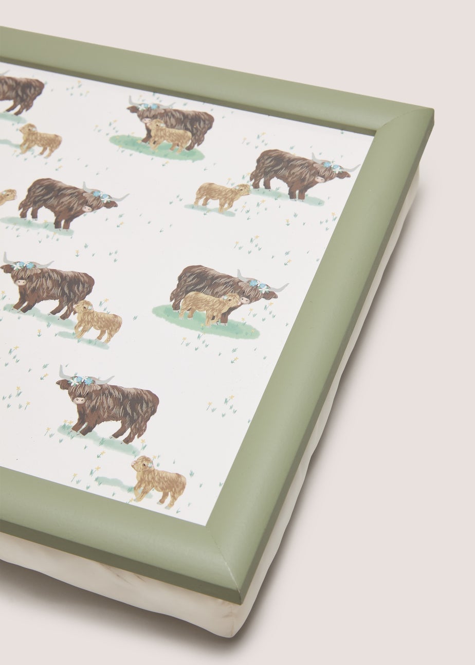 Highland Cow Lap Tray