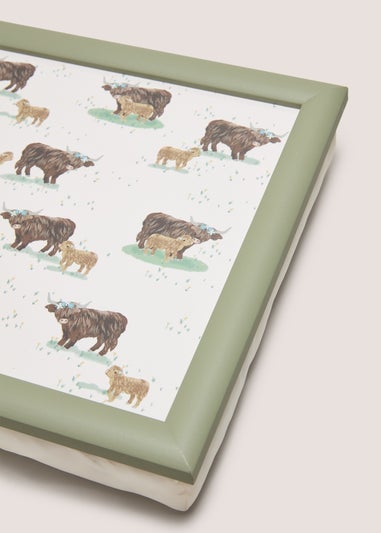 Highland Cow Lap Tray