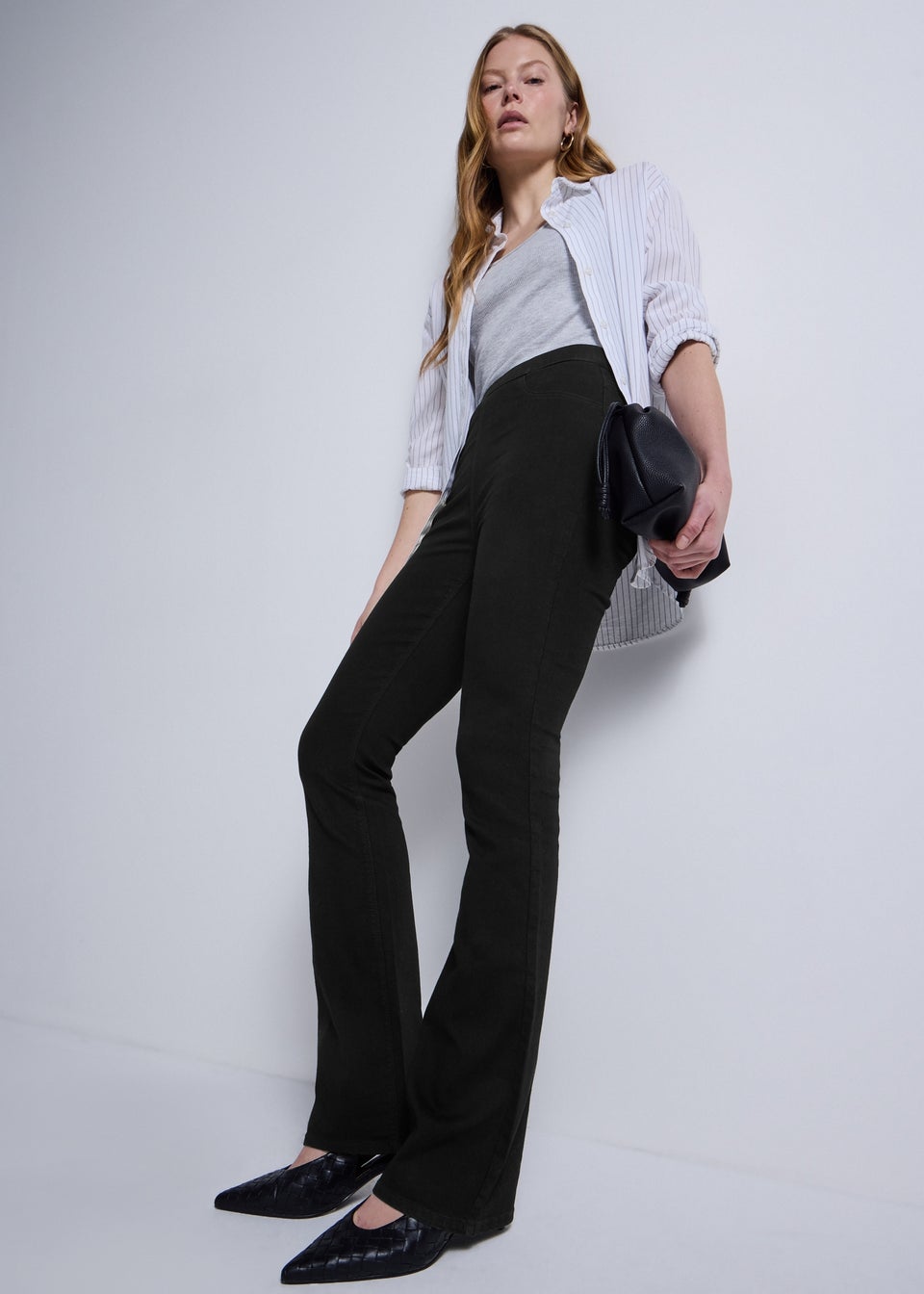 Black Flare Jeggings