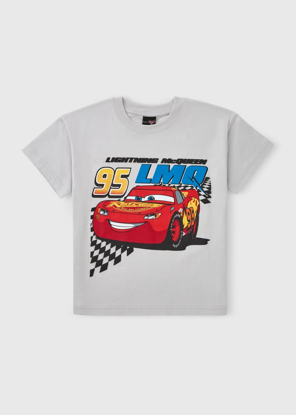 Cars Boys Grey Lightning McQueen 95 T-Shirt (1-7yrs)