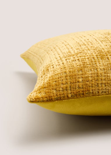Yellow Textured Cushion