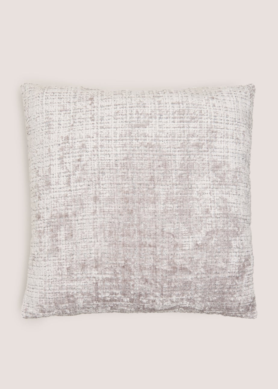 Grey Textured Cushion