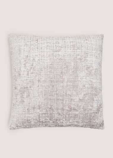 Grey Textured Cushion