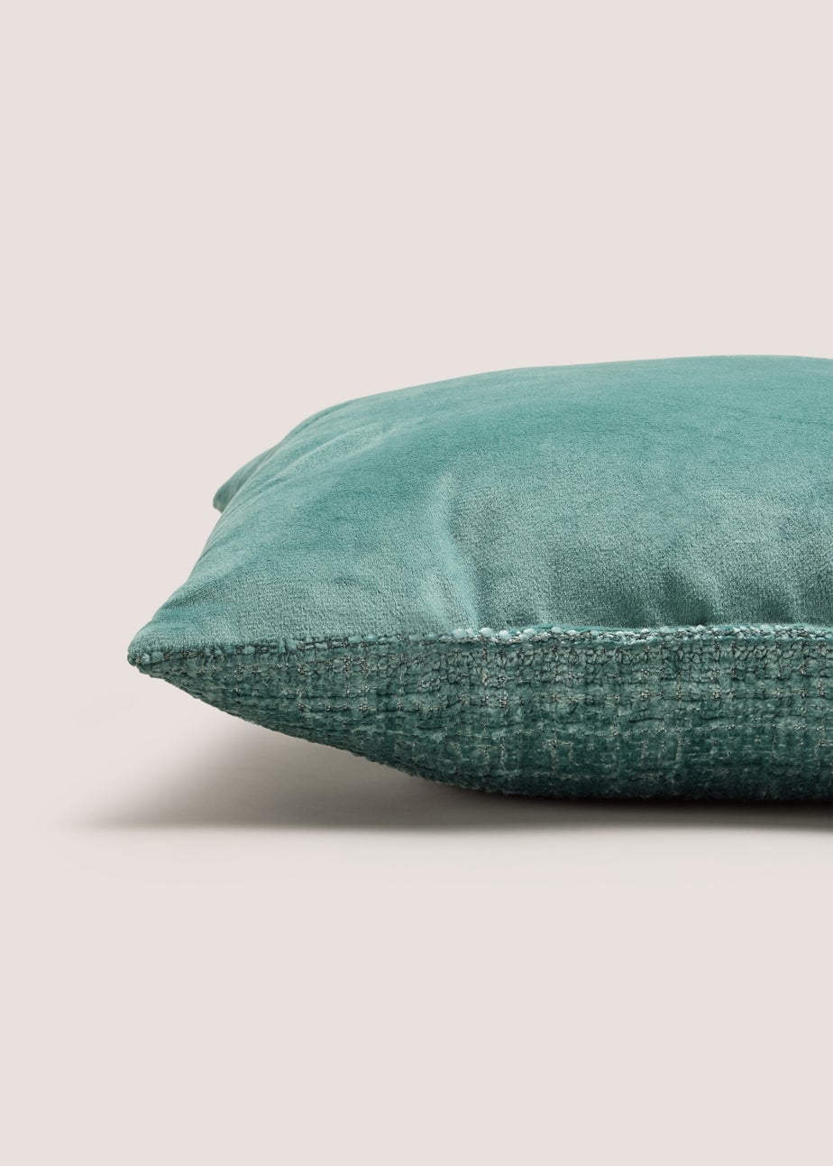 Blue Textured Cushion