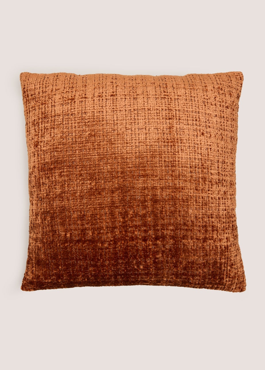 Orange Textured Cushion