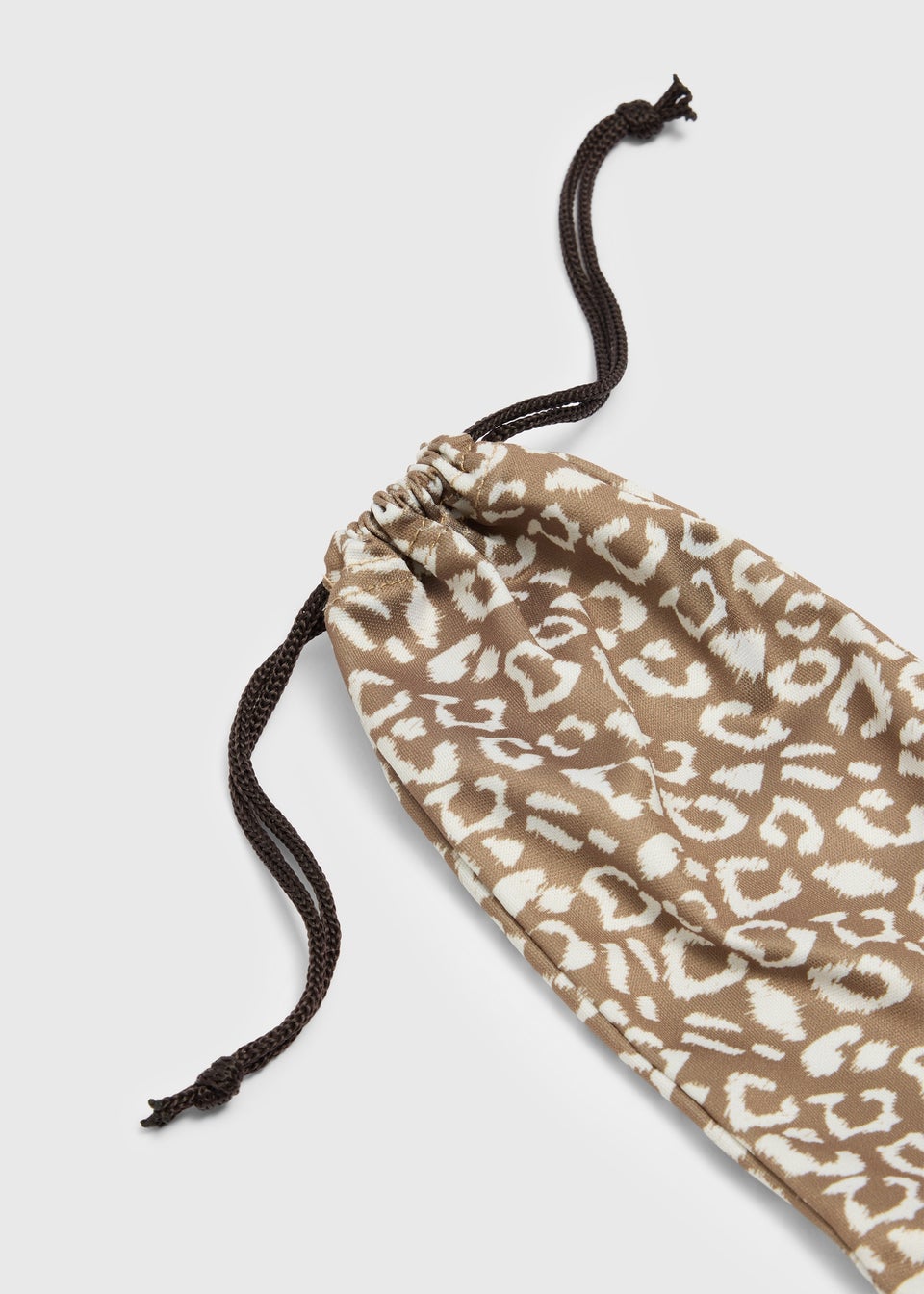 Brown Leopard Print Soft Sunglasses Case