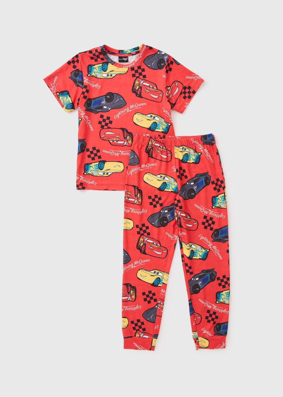 Cars Boys Red Pyjama Set (1-7yrs)