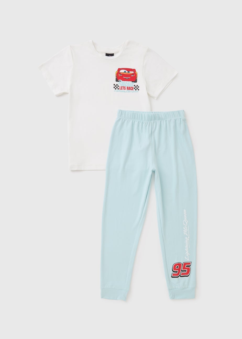 Cars Boys White Lightning McQueen Pyjama Set (1-7yrs)