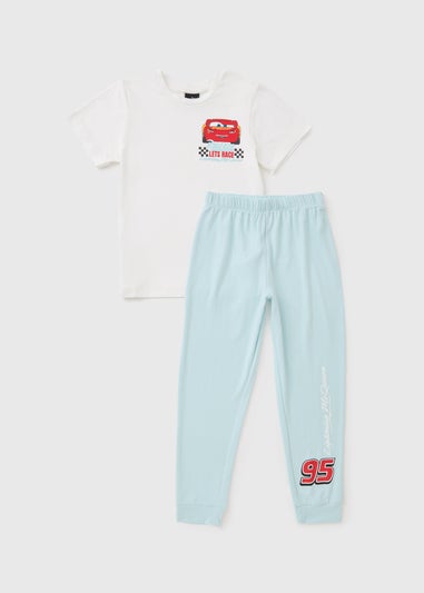 Cars Boys White Lightning McQueen Pyjama Set (1-7yrs)