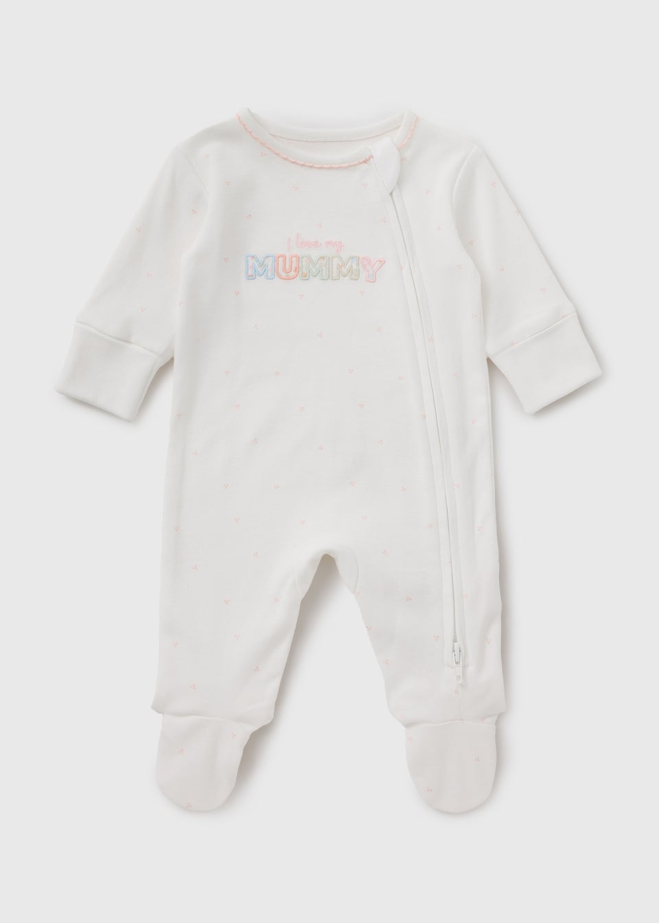 Cream Mother's Day Sleepsuit