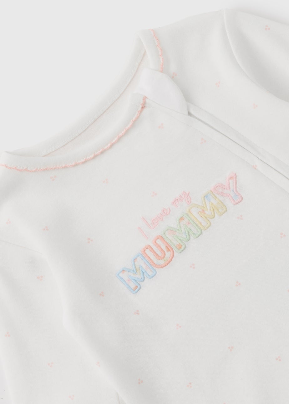 Cream Mother's Day Sleepsuit