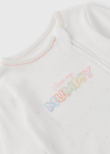 Cream Mother's Day Sleepsuit