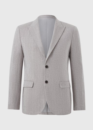 Taylor & Wright Langham Stone Herringbone Slim Fit Suit Jacket